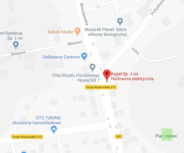 lokalizacja Nowa Sól