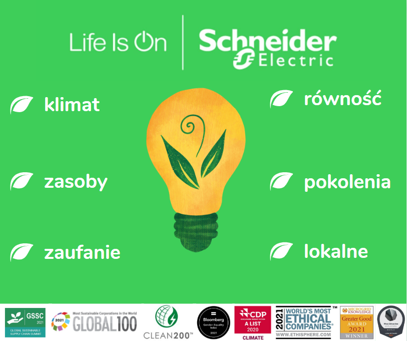 Skuteczne zmiany Firma Schneider Electric 