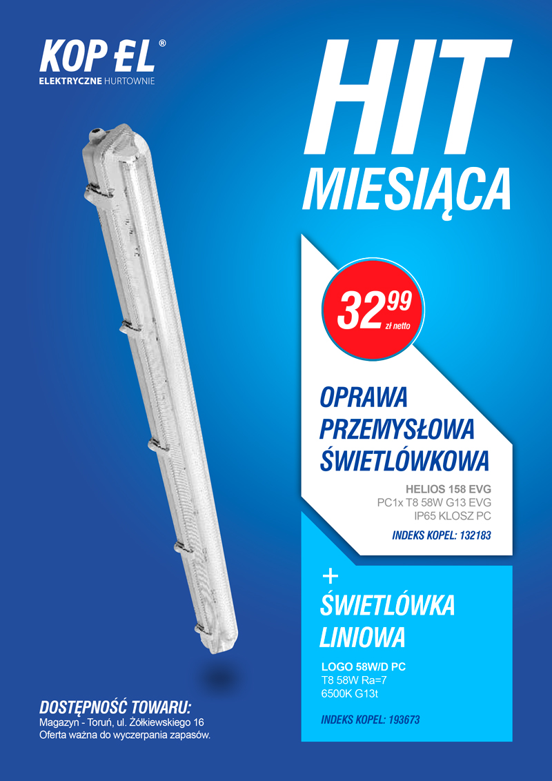 Oprawa przemysłowa świetlówka