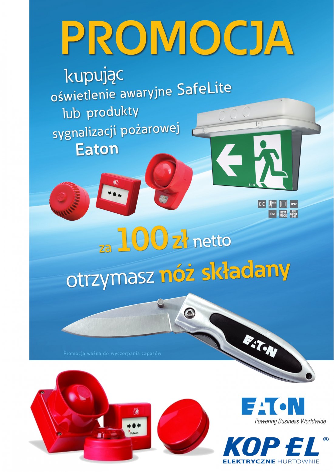 Nóż składany gratis