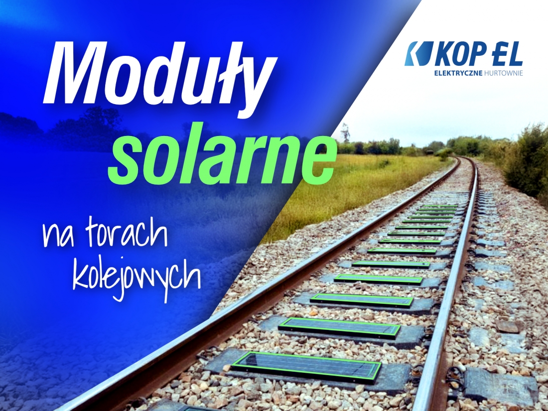 Moduły fotowoltaiczne na torach kolejowych