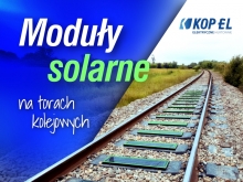 Moduły fotowoltaiczne na torach kolejowych