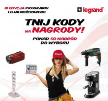 Tnij kody na nagrody - III edycja Programu Lojalnościowego od Legrande