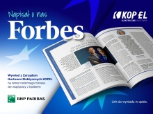Wywiad z Zarządem Hurtowni Elektrycznych Kopel o rodzinnym biznesie na łamach Forbes