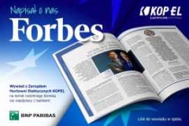 Wywiad z Zarządem Hurtowni Elektrycznych Kopel o rodzinnym biznesie na łamach Forbes