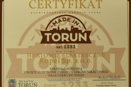 Made in Toruń z patentem